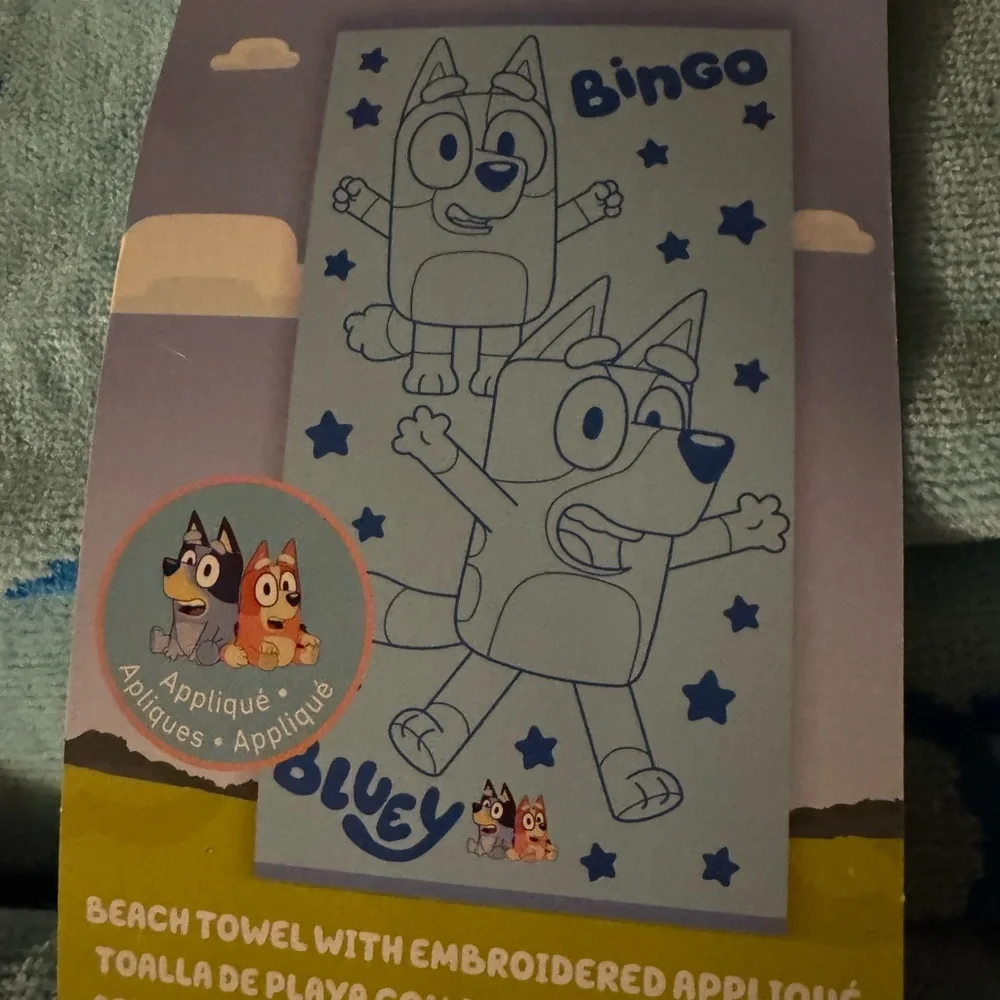 NWT Bluey Beach Towel